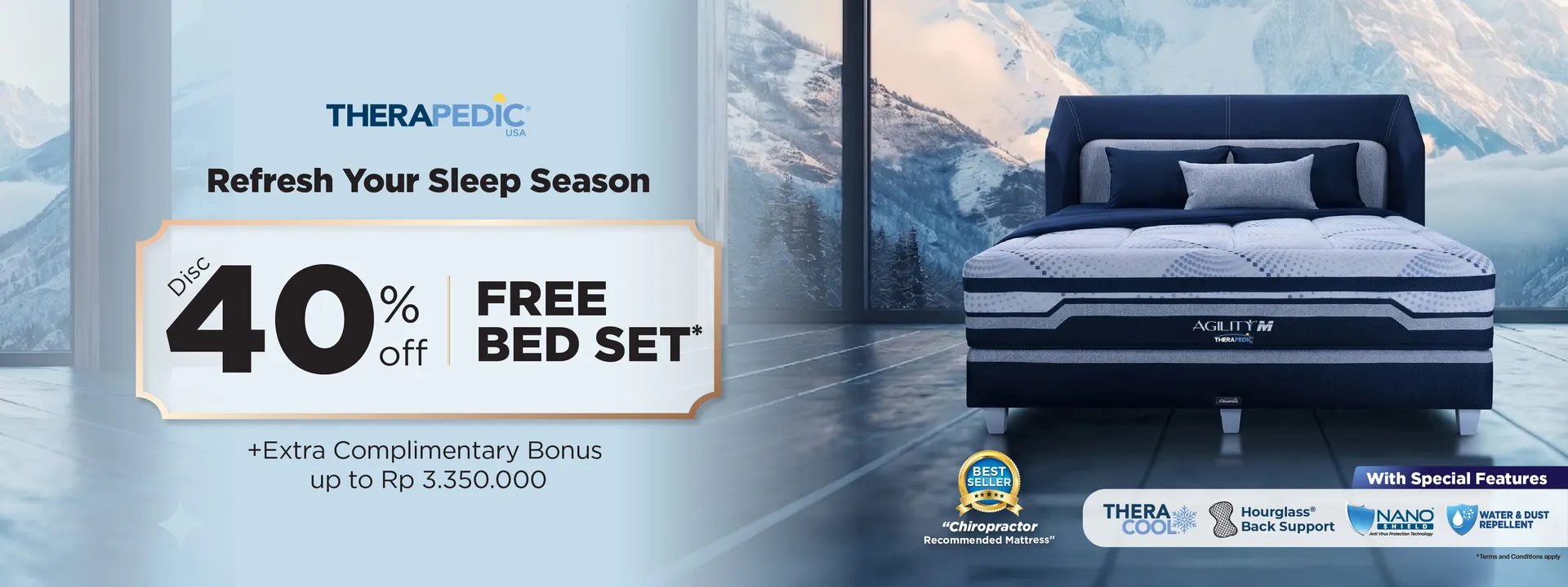 Therapedic — Refresh Your Sleep Season